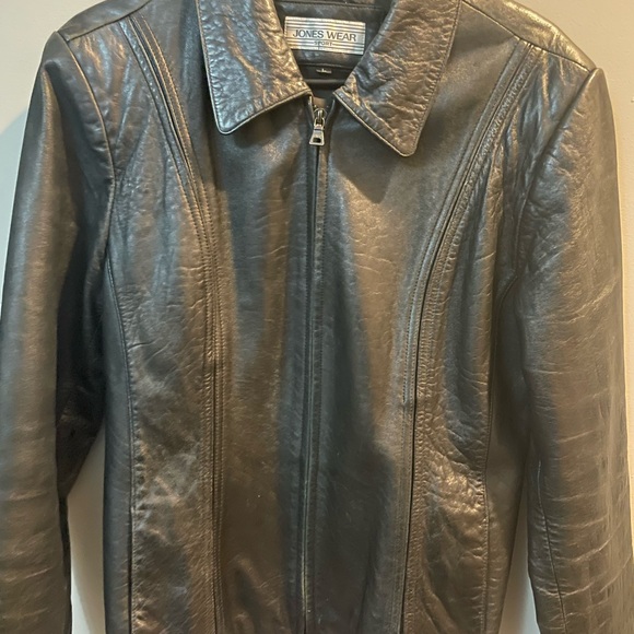 Jones Wear Sport Women’s Jacket 100% Leather - Picture 1 of 8